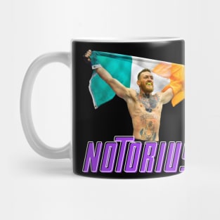 CONOR MCGREGOR NOTORIUS UFC IRELAND FLAG Mug